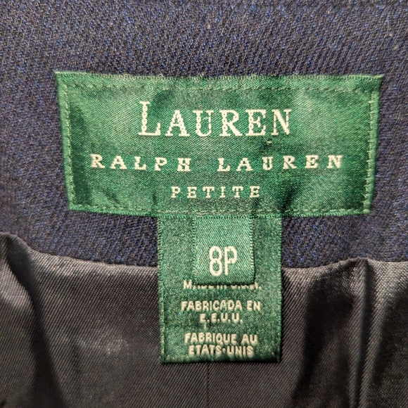 Ralph Lauren Navy Military Jacket SIZE 8P - Picture 4 of 4